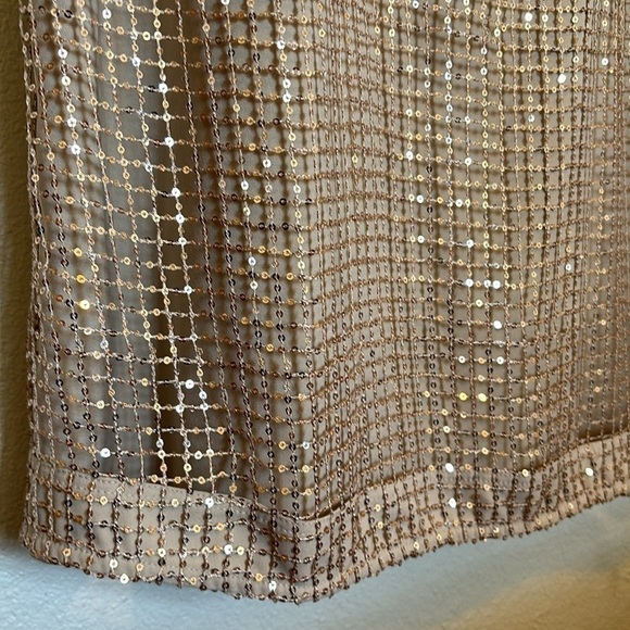 J.O.A. Women Dresses Mini, tunic style with small sequin squares size M - Picture 4 of 8